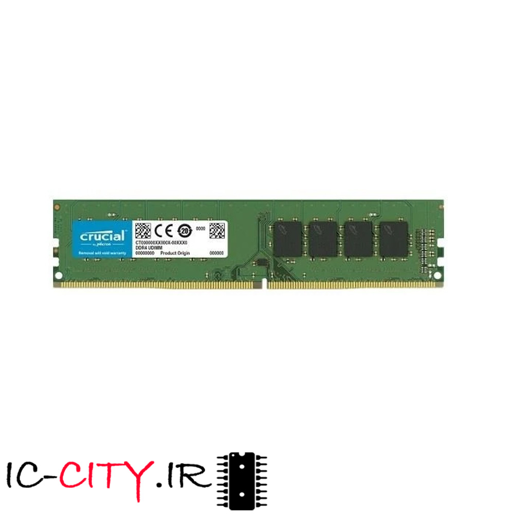 رم دسکتاپ کروشیال 16 گیگ DDR4 فرکانس 3200